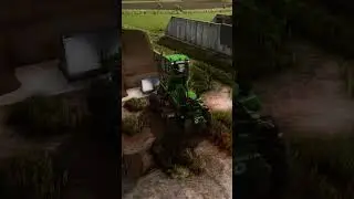 FEEDING DAIRY COWS AT THE END OF THE DAY #farmingsimulator25 #fs25 #farming #ls25 #farmingsimulator