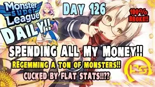 Monster Super League DAILY!! SPENDING ALL MY GOLD ON GEMS!! GETTING CUCKED HARD BY FLATS!! ♕Ep.126