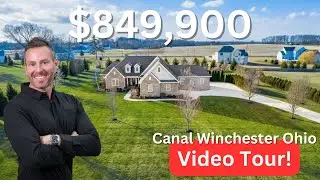 Luxury Modern Home Tour | Canal Winchester Ohio Real Estate | 5803 White Tail Lane