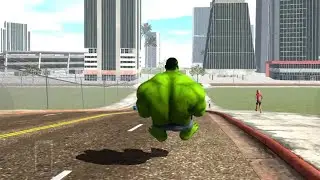 Hulk bulk mod floating in air glitch in bikes driving  game 3d