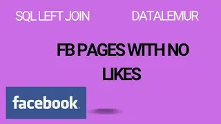 SQL LEFT JOIN - FB Pages With No Likes - Datalemur