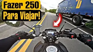 VIAGEM DE MOTO - 500KM NA YAMAHA FZ25 2022 | Yamaha Fazer 250