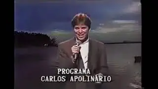Natanael - Creio -Paz Interior- Cantando no Programa Carlos Apolin&aacute;rio- Ano: 1990