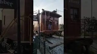 STROUDSBURG TRAIN Station by RED CABOOSE INN 🚞 LANCASTER PA STEAM ENGINE RAILROAD LOCOMOTIVE