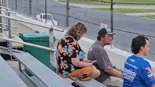 6/21/2025. Chloe Weiss in the 34C Red Plate Bandalaro with the Pros at Citrus County Speedway.