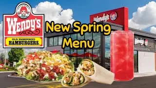 Wendy's NEW Spring Menu Review Featuring Grilled Chicken Wrap
