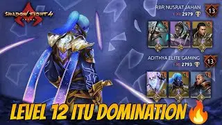 I Upgraded ITU to Level 12...And He's UNSTOPPABLE! 😳🔥| Renova Gaming ✨| Shadow Fight 4: Arena