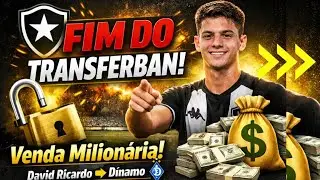 🔥 Botafogo QUITA Dívida, Fim do Transfer Ban + Venda Milionária de David Ricardo ao Dínamo Moscou!
