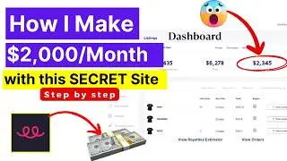 How I Make $2,000/Month with Print on Demand | Make Money Online