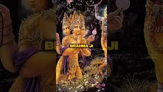 Why Lord Brahma Is Not Worshipped | 🕉️The Untold Story of Shiva, Vishnu & Brahma. #shorts