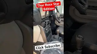 Mahindra Thar Roxx star Edition features shorts |#shorts |#viral |#mahindracars |#roxxstaredition