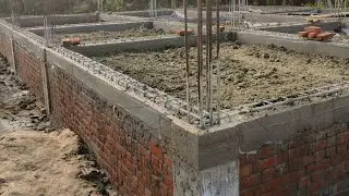 অল্প খরচে মজবুত দুই তলা ফাউন্ডেশন | ৯ ইঞ্চি বিম ঢালাই নিউ টেকনিক | ৪ রুম বাড়ি নির্মাণ সম্পূর্ণ গাইড