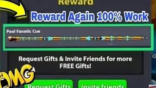 8 Ball Pool Free [ Pool Fanatic Cue ] Work Again Reward Link