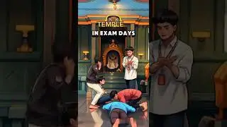 temple in normal days in exam days