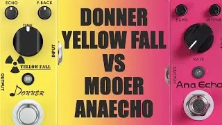 Mooer Ana Echo VS Donner Yellow Fall (Analog Delay Comparison)