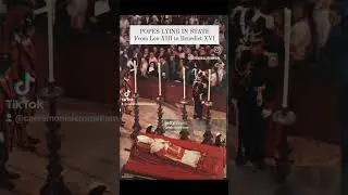 The Popes lying in state. From Leo XIII to Benedict XVI