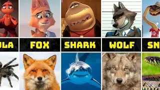 The Bad Guys Characters in Real Life