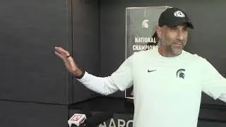 Michigan State defensive coordinator Joe  Rossi training camp update '25