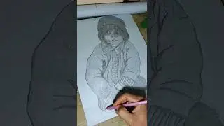 baby sketch portrait 🥰😘#portraitfeed #drawing
