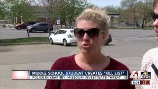 Middle school 'kill list' leaves parents in Kearney on edge