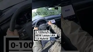 Lexus LBX 0-100km/h !! #Akcelerace #praha #auta #Lexus #viral #test