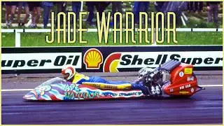 Дрэг-байк Jade Warrior 1985 года: Парень построил этот невероятный дрэг-байк у себя в гараже, и о...