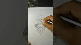How to draw // santoshi mata// drawing.
