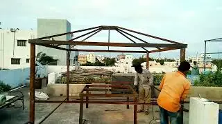 Upstairs Pyramid Shed Green net use
