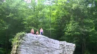 red river gorge rock jumping
