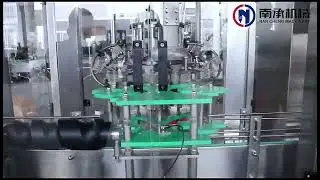 Glass bottle olive oil filling machine