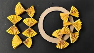 Beautiful Flower Wall Hanging / Paper Craft For Home Decoration /Easy Flower Making With Paper DIY