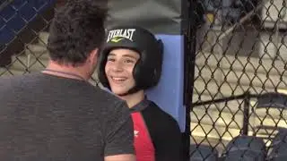 USFL 105lb Kid MMA Fight at FedEx Forum 9/28/2019 Koda Sciuto vs. Rhonin Swenson