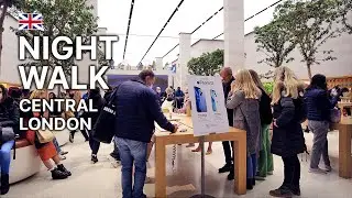 🇬🇧 Saturday Night London Walk (Diwali) | October 2021 (4K 60fps)