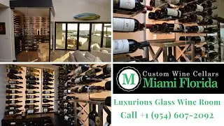 This Luxurious Glass Wine Room is Simply STUNNING!