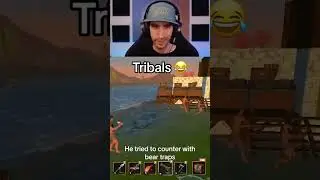 CalmCoolSavage shoots a player trying to counter the raid in tribals survival 😎😮 #shorts