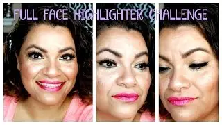 FULL FACE USING ONLY HIGHLIGHTERS Challenge! | STACIEK76