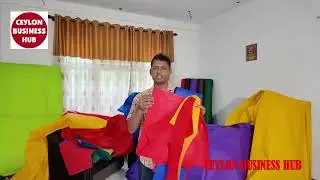 මාකට් බෑග් මහන්න දැන් ලේසියි - රෙදි කොටස් ටික නිවසටම - ඔයල් මහලා බලන්න  market bag cut
