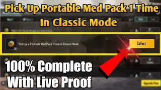 Pick Up Portable Med Pack 1 Time In Classic Mode