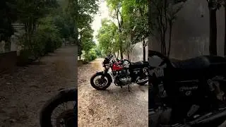New Punisher Wrap on My Continental GT 650 😈 #continentalgt650 #royalenfield #caferacer