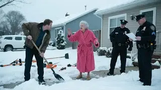 HOA Karen Called Cops Over My Shoveling Noise, Then Panicked When They Ticketed Her Instead