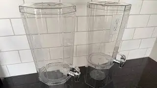 Is This the Perfect Party Drink Dispenser? | Lifewit 1 Gallon Beverage Dispenser Review (2 Pack)