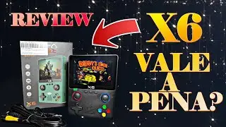 GAME CONSOLE X6 O PORT&Aacute;TIL MAIS BARATO DO ALIEXPRESS - UNBOXING E REVIEW
