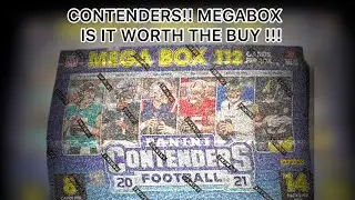 2021 Contenders Mega Box Retail 14 Pack 8 Cards Pack.  😭