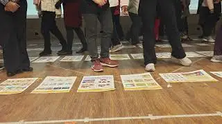 My Learning Train Kit Spreads over an entire stage! Treasure Train of Activities.