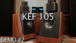 KEF 105 Vintage Speakers Demo, Mcintosh MC252, CAL CL2500 - 