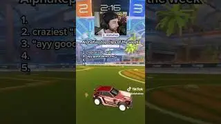 Лучшие клипы недели AlphaKeps😂 #rocketleague