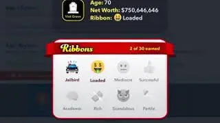 The most money on BitLife (750,000,000$)