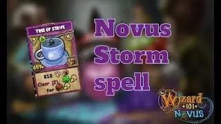 Wizard101 | NEW Novus Storm Spell | Tree of Strife