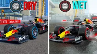 WET TIRES on DRY vs. SOFT TIRES on RAIN (TOP SPEED COMPARISON F1 2021/2022)