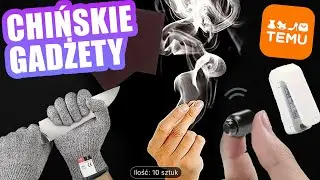 10 CHIŃSKICH GADŻETÓW Z TEMU DO 30 ZŁ - Niezniszczalne rękawiczki i dymiąca ręka 🤯